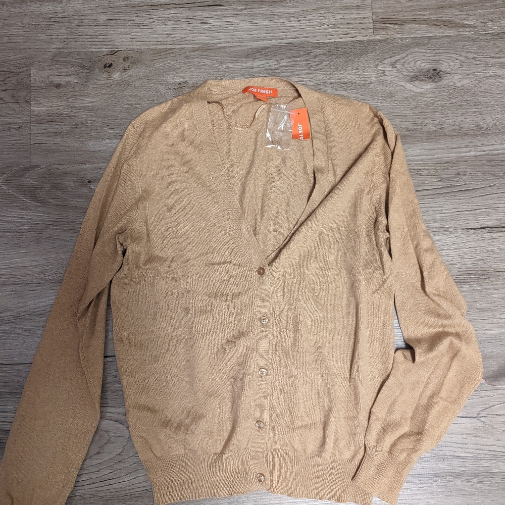 NWT, Joe Fresh cashmere blend cardigan, small